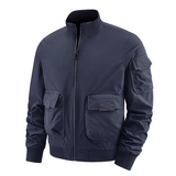 Freestyle compass - trendige cargo bomberjacke für herren mit urbanem flair – Blau