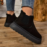 Amélie – warme stepp-elettes – Schwarz