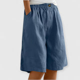 Carina | Lockere Freizeitshorts – Blau