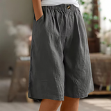 Renee - Bequeme Damen-Shorts mit Taschen – Armeegrün