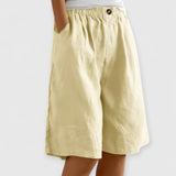 Carina | Lockere Freizeitshorts – Beige