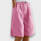 Lerine – Relaxed Shorts mit natürlichem Komfort – Rosa