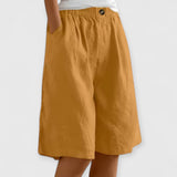 Carina | Lockere Freizeitshorts – Beige (hell)