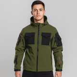 Hagen | Outdoor-Winterjacke mit Kapuze – Armeegrün