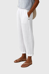 Nerija - Bequeme Und Stilvolle Hose – Weiß