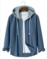 Hunter | Klassische Cordjacke – Blau
