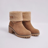 Tino - warme winterstiefel aus wildleder in verschiedenen ausführungen – Bruin