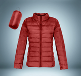 Leichte daunenjacke – Rot