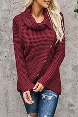 Marcelline – strickpullover für damen – Rot