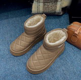 Anika – warme winterstiefel – Khaki