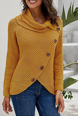Marcelline – strickpullover für damen – Gelb