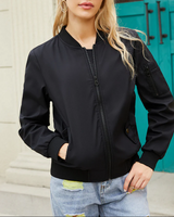 Candida - bomberjacke für damen – Schwarz