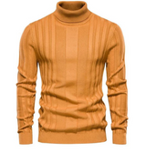 Xavier schmal geschnittener rollkragenpullover – Gold