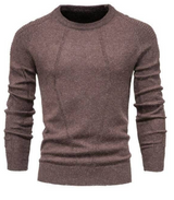 Beckham – slim-fit-pullover – Braun