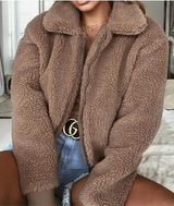 BRIAN | kuscheliger wintermantel – Khaki