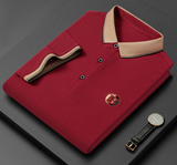 Domantas - Klassisches Polo T-Shirt – Rot
