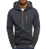 Oliver – elegante tech-fleecejacke für herren – Betrunken-Grau