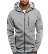 Oliver – elegante tech-fleecejacke für herren – Hellgrau