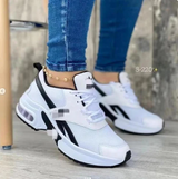 Paula – lässige mesh sneaker – Weiß