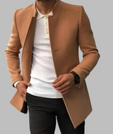 Moderne - minimalistische herenjas – Khaki