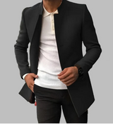 Moderne - minimalistische herenjas – Schwarz