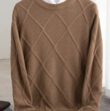 Aro - modischer herrenpullover für kalte tage – Braun