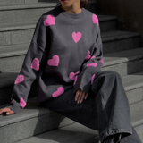 Daniella | weicher, bequemer, eleganter damenpullover – Dunkelgrau