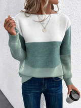 Rutte - retro-inspirierter komfortpullover für damen – Grün