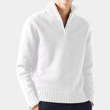 Modischer pullover für männer – Weiß