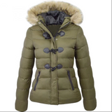 Marinda – retro-steppjacke für damen – Gemüse