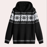 Orvalle – lässiger kapuzenpullover für herren – Weiß