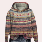 Hosie – vintage-hoodie für damen – Braun