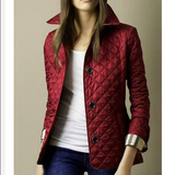 Cheryl – die elegante, schmale jacke aus seiden-baumwolle – Burgunderrot