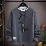 Herren-sweatshirt im sweatshirt-stil – Grau