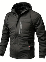 Luis – lässige winterjacke für Herren für outdoor-aktivitäten – Schwarz