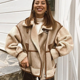 Vintage-jacke – Dunkelbeige (fast ausverkauft)