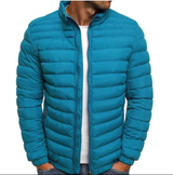 David - stylischer parka für herren – Hellblau