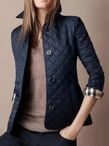 Fritzi - stylische wattierte jacke – Blau