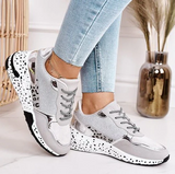 Trendige sneaker - Damen – Silber
