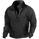 Kasper - winddichter winterpullover – Schwarz