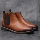 Chelseachic – stylische chelsea-stiefel für herren – Braun