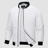 Frostguard – warme, wattierte winterjacke für herren – Weiß