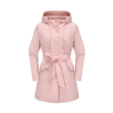 Morgana - wasserdichter, zeitloser trenchcoat für damen – Rosa