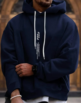 Believe – unglaublich bequemer und stylischer herren-hoodie – Blau