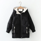 Parka met capuchon - karoda – Schwarz