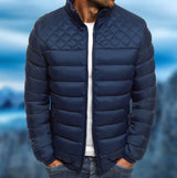 Bequeme und winddichte outdoor-jacke für männer – Dunkelblau