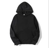 Damen-Kapuzenpullover – gemütlicher, übergroßer Kapuzenpullover mit Tasche – Schwarz