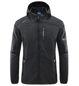 Joost | bequeme wind- und wasserdichte herrenjacke – Schwarz