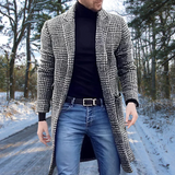 Graulich – zeitlose herrenjacke mit klassischem karomuster – Grau