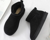 Mickey - stiefeletten mit pelzfutter – Schwarz